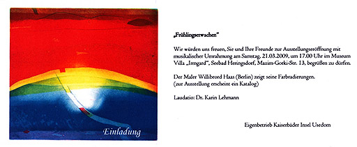 Willibrord Haas im Kunstverein Salzgitter